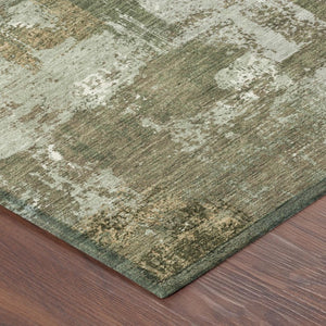 10 X 14 Washable Polyester Abstract Area Rug for Patio Living Room and High Traffic Spots