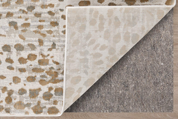 Feizy Rugs Waldor Animal Print Area Rug High-Low Pile Texture Warm Neutral Tones Living Room 7353837FBGE000F00