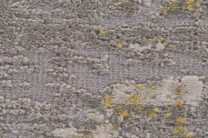 Feizy Rugs Waldor Abstract Area Rug Turkish Woven High Low Pile Gold Ivory Gray Living Room 7353969FGLDSTEF00