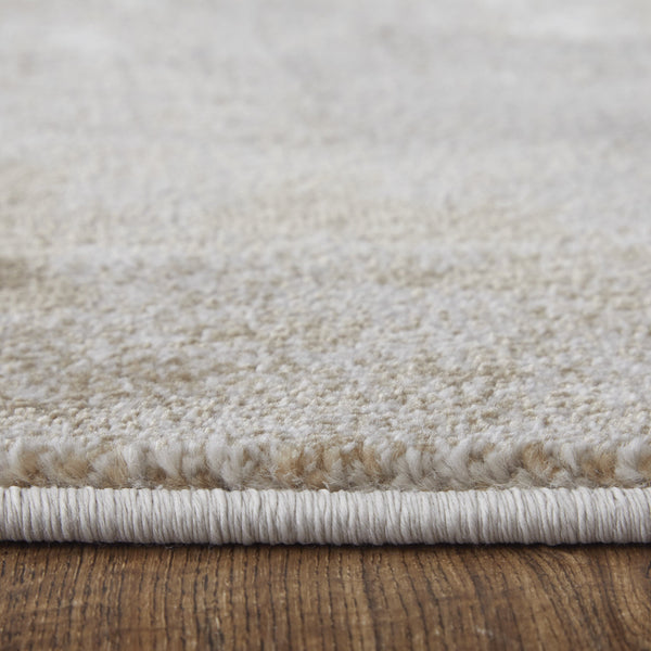Feizy Rugs Waldor Watercolor Abstract Area Rug Turkish High-Low Pile Warm Neutral Living Room 73539NCFIVYGLDF00