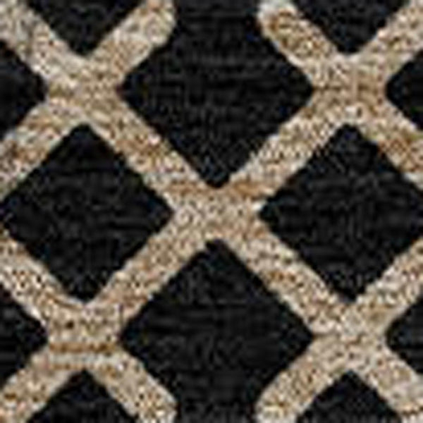 8 Foot Round Striped Polyester Rug Washable Indoor Outdoor Patio Porch Kitchen