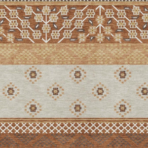 9 X 12 Striped Polyester Area Rug for Indoor Outdoor Spaces Washable and Stain Resistant