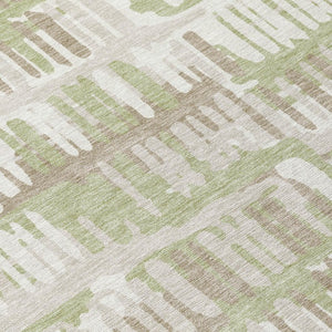 10 Ft X 14 Ft Abstract Polyester Area Rug Washable for Patio Porch or Living Room