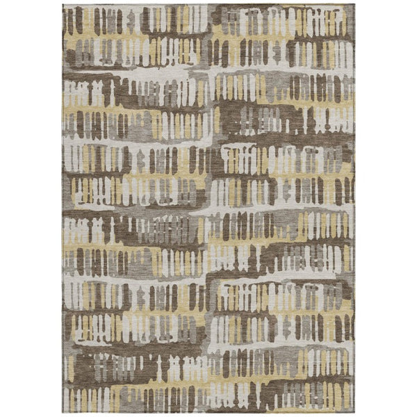 9 X 12 Abstract Polyester Area Rug Stain Resistant for Indoor Outdoor Living