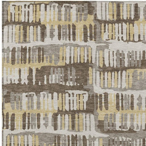 9 X 12 Abstract Polyester Area Rug Stain Resistant for Indoor Outdoor Living