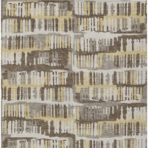 9 X 12 Abstract Polyester Area Rug Stain Resistant for Indoor Outdoor Living