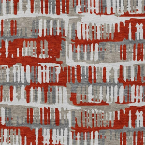 9 X 12 Abstract Washable Polyester Area Rug for Indoor Outdoor Patios and Living Rooms