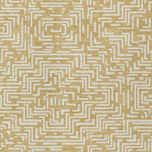 9 Foot Geometric Polyester Area Rug Stain Resistant Washable for Patio or Living Room