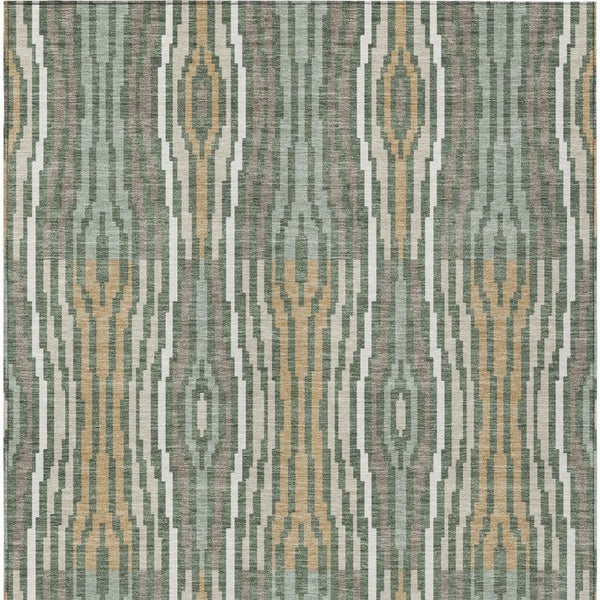 8 X 10 Abstract Polyester Area Rug Washable Stain Resistant Indoor Outdoor Living