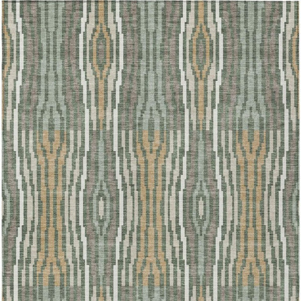 8 X 10 Abstract Polyester Area Rug Washable Stain Resistant Indoor Outdoor Living