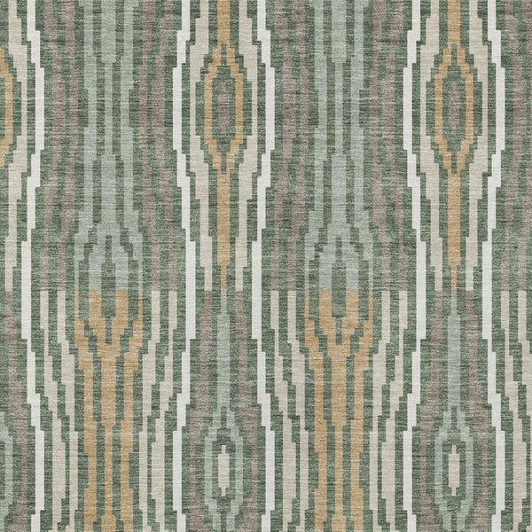 10 X 14 Abstract Polyester Area Rug Washable Indoor Outdoor Design for Patio