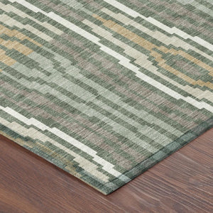 10 X 14 Abstract Polyester Area Rug Washable Indoor Outdoor Design for Patio