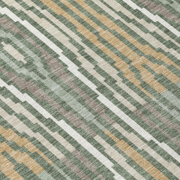 10 X 14 Abstract Polyester Area Rug Washable Indoor Outdoor Design for Patio