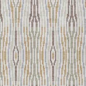 10 X 14 Abstract Ivory Brown Polyester Area Rug Washable for Indoor Outdoor Use