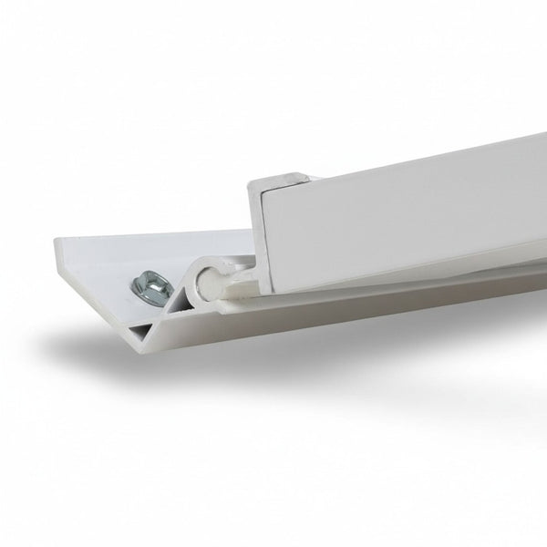 English Elm Breeze Aluminum Exterior Shutter with Powder Coat Finish and Integrated Flashing Mount B2755P470588