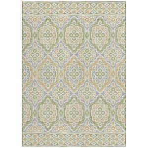 5x8 Tribal Polyester Area Rug for Indoor Outdoor Use Stain Resistant and Washable