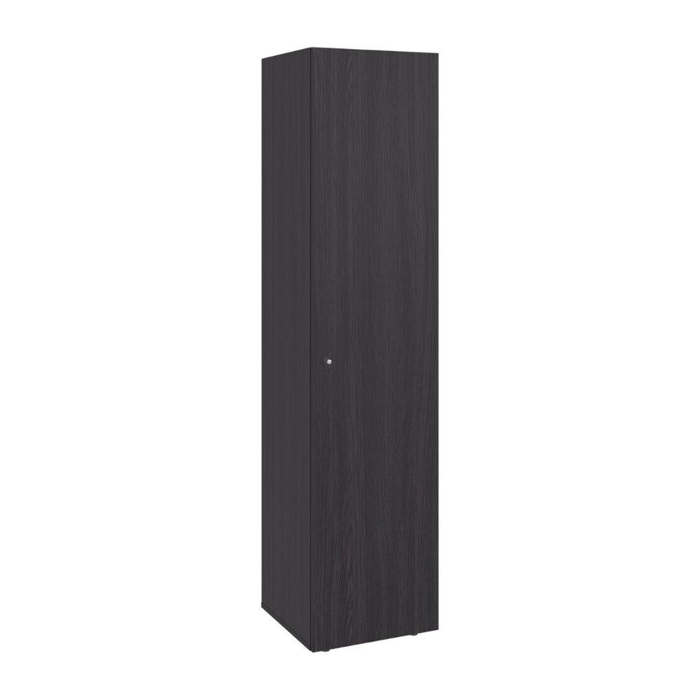 English Elm Home Freestanding Tall Linen Cabinet Single Door Four Shelves Slim Bathroom Organizer B200P465723