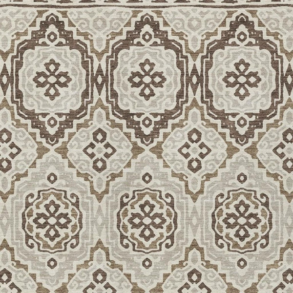9x12 Tribal Pattern Polyester Area Rug Stain Resistant Indoor Outdoor Living Patio