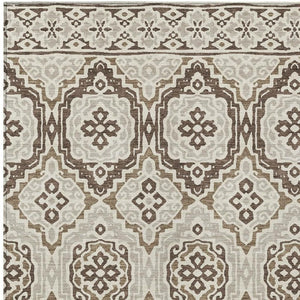 10 X 14 Tribal Polyester Area Rug Stain Resistant Indoor Outdoor Living Patio