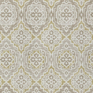 8 X 10 Ivory Denim Blue Tribal Polyester Washable Area Rug for Patio or Living Room