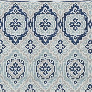 5 X 8 Tribal Polyester Area Rug Washable for Indoor Outdoor Patio and High Traffic Spaces