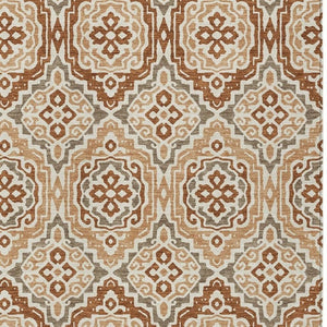 8 Ft X 10 Ft Tribal Polyester Area Rug Washable Stain Resistant Patio Living Room