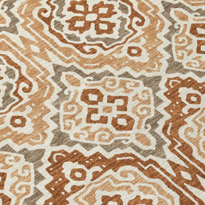 8 Ft X 10 Ft Tribal Polyester Area Rug Washable Stain Resistant Patio Living Room