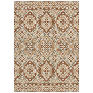 10 X 14 Tribal Polyester Area Rug Stain Resistant Washable for Patio or Living Room