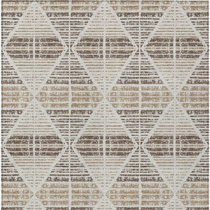 10 Ft X 14 Ft Geometric Polyester Area Rug Washable Indoor Outdoor Pearl Navy