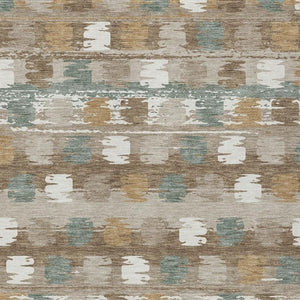 5 Ft X 8 Ft Abstract Polyester Area Rug Stain Resistant for Indoor Outdoor Use
