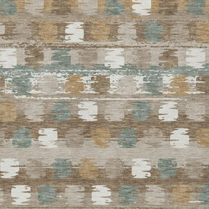 9 X 12 Abstract Polyester Area Rug Washable for Indoor Outdoor Patios and Pets