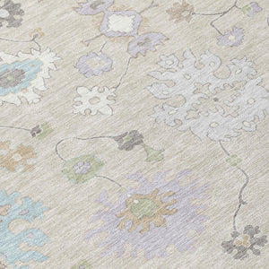 8 X 10 Polyester Oriental Area Rug Washable Stain Resistant for Patio or Living Room