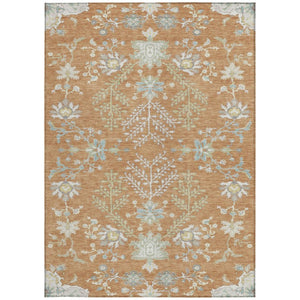 8 Ft X 10 Ft Oriental Polyester Area Rug Stain Resistant for Patio or Living Room