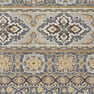 5x8 Tribal Geometric Polyester Indoor Outdoor Rug Stain Resistant for Patio or Living Room