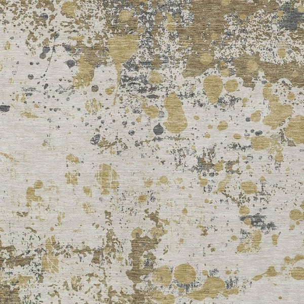 5x8 Polyester Abstract Area Rug Stain Resistant Washable for Indoor Outdoor Use