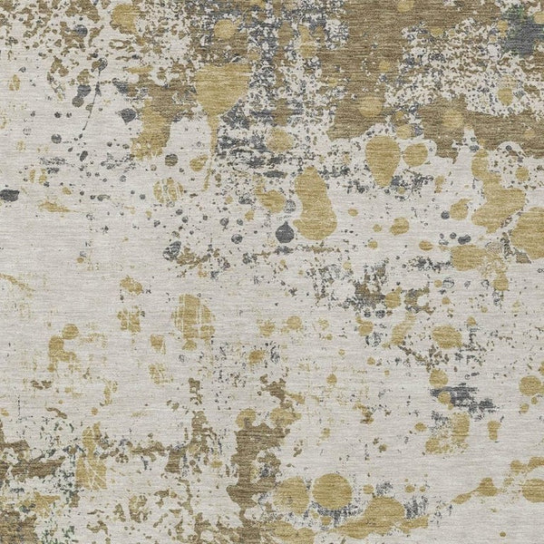 8x10 Abstract Polyester Area Rug Stain Resistant Washable for Patio or Living Room