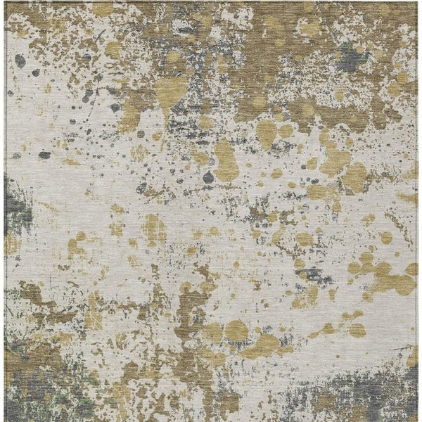 8x10 Abstract Polyester Area Rug Stain Resistant Washable for Patio or Living Room