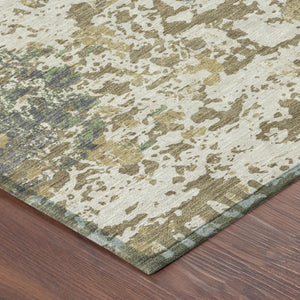8x10 Abstract Polyester Area Rug Stain Resistant Washable for Patio or Living Room