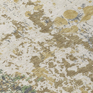 8x10 Abstract Polyester Area Rug Stain Resistant Washable for Patio or Living Room