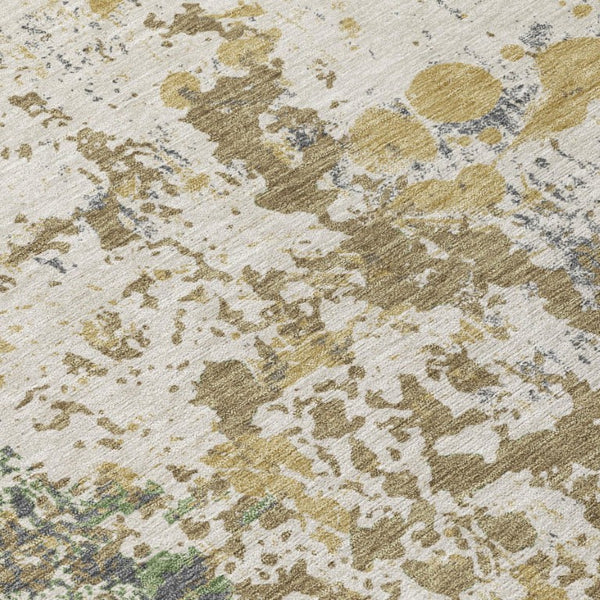 8x10 Abstract Polyester Area Rug Stain Resistant Washable for Patio or Living Room