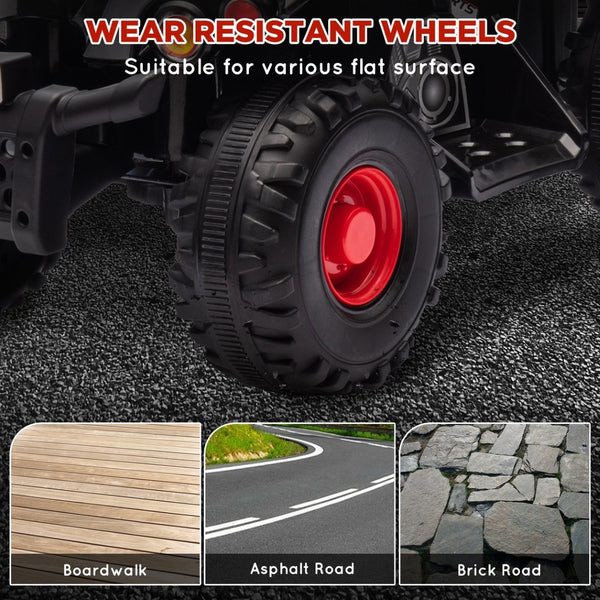 English Elm Qaba 6v Battery Powered Kids Atv Ride on Four Wheeler with Music Ages 2 to 6 W2225P249802
