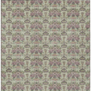 10 X 14 Floral Polyester Area Rug Stain Resistant Indoor Outdoor Living Patio