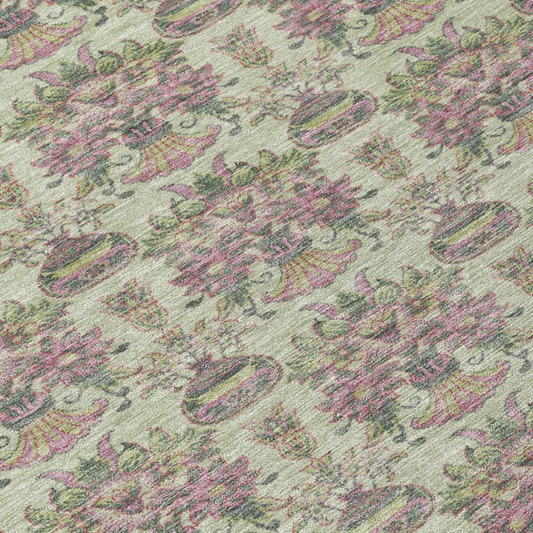 10 X 14 Floral Polyester Area Rug Stain Resistant Indoor Outdoor Living Patio