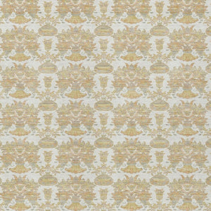 9 X 12 Ivory Floral Polyester Area Rug Stain Resistant for Indoor Outdoor Use