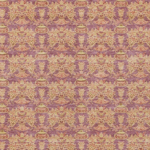 10 X 14 Mauve Taupe Floral Polyester Area Rug Washable for Indoor Outdoor Use