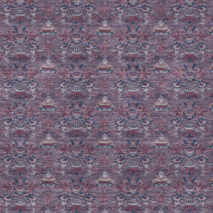 8x10 Floral Polyester Area Rug Washable Stain Resistant Indoor Outdoor Plum Gray