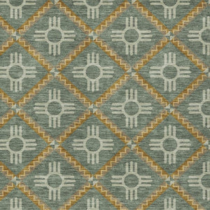 10 Ft Geometric Polyester Area Rug Stain Resistant for Indoor Outdoor Spaces