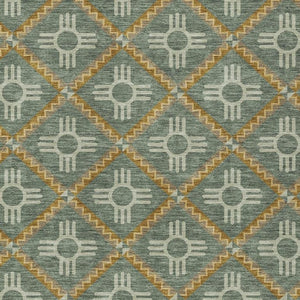 10 Ft Geometric Polyester Area Rug Stain Resistant for Indoor Outdoor Spaces