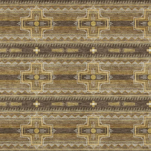 5 X 8 Tribal Polyester Area Rug Stain Resistant Indoor Outdoor Patio Living Room