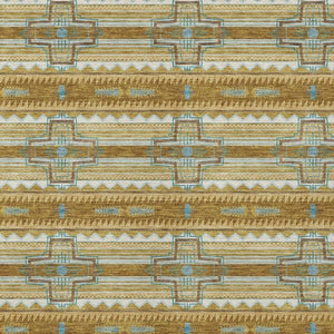 8 X 10 Tribal Polyester Area Rug Washable Stain Resistant for Patio and Living Room